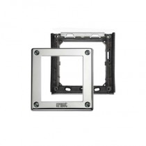 Telaio porta moduli con cornice per un modulo per pulsantiera Sinthesi Steel Urmet 1158/61