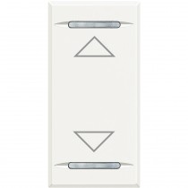 Copritasto Due Funzioni Su e Giù Serie Civili Bticino Axolute Bianca HD4911AH