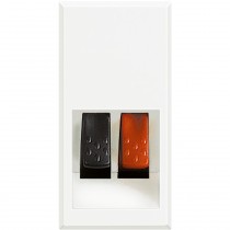 Connettore Audio HI FI Serie Civili Bticino Axolute Bianca HD4294