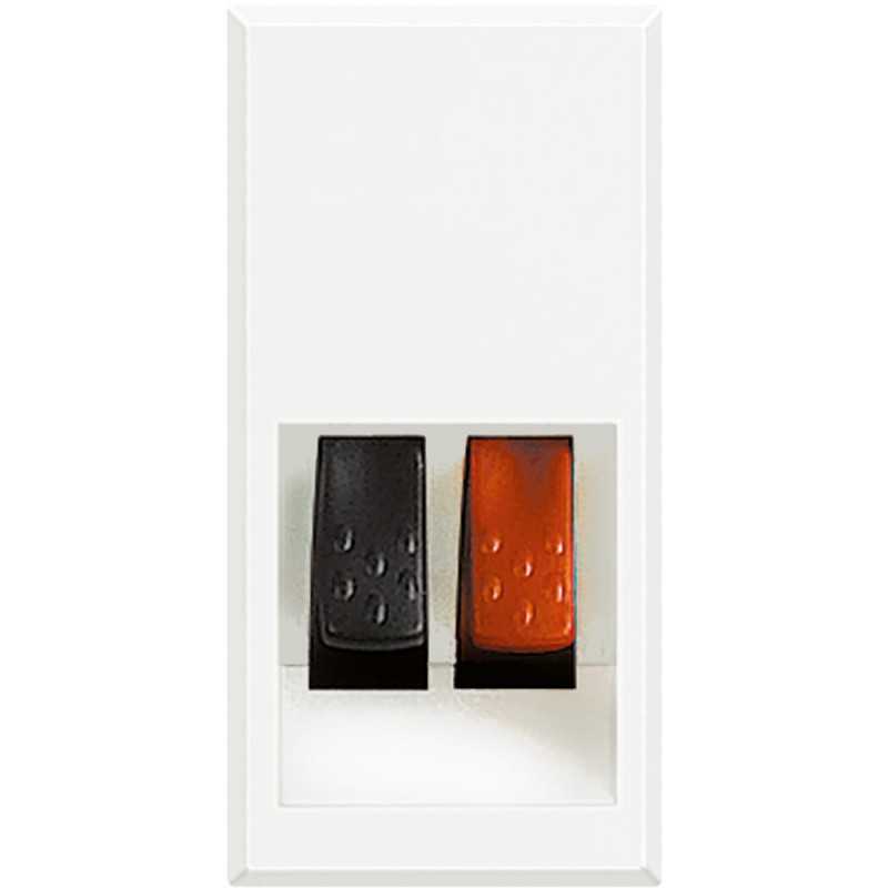 Connettore Audio HI FI Serie Civili Bticino Axolute Bianca HD4294