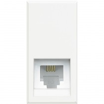 Connettore RJ11 Serie Civili Bticino Axolute Bianca HD4258C11N