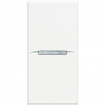 Invertitore Unipolare Assiale 16A Serie Civili Bticino Axolute Bianca HD4004