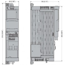 Inverter per motore trifase IP20 2,2kW con Display Retroilluminato LOVATO VLB30022A480