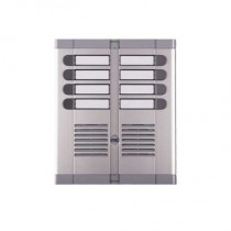 Frontale otto pulsanti su due file con scatola ad incasso predisposto per posto esterno 925/208