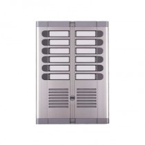 Frontale dodici pulsanti su due file con scatola ad incasso predisposto per posto esterno 925/212