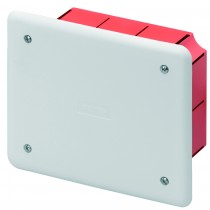 Scatola di derivazione da incasso con coperchio e viti 118x96x70 Gewiss 48003