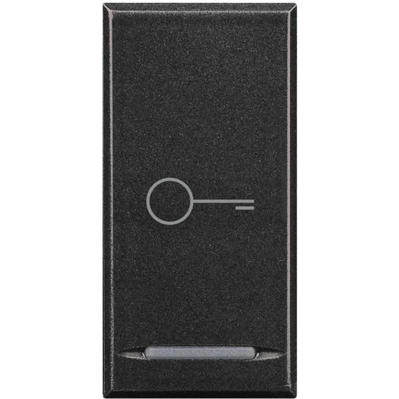 Copritasto 1 Funzione Simbolo 'Chiave' Serie Civili Bticino Axolute Scura HS4915BD