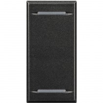 Copritasto 2 Funzioni 1 Posto Con Lenti Illuminabili Serie Civili Bticino Axolute Scura HS4911