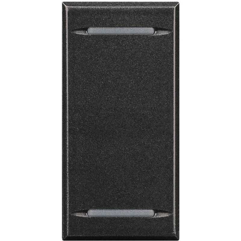 Copritasto 2 Funzioni 1 Posto Con Lenti Illuminabili Serie Civili Bticino Axolute Scura HS4911