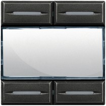 Comando Scenari Personalizzabile 2 Posti Serie Civili Bticino Axolute Scura HS4680