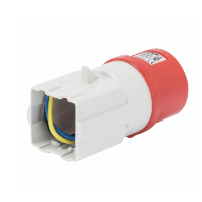 Adattatore da Presa Industriale a Presa Civile 3P+N+T Rosso 16A 380V Gewiss 64207