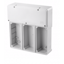Base Vuota da parete verticale 3 Prese IP55 Gewiss 66694