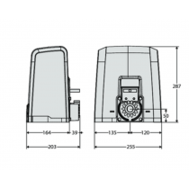 Kit per Cancelli Scorrevoli fino a 600Kg. 220V FBT DEIMOS K 600