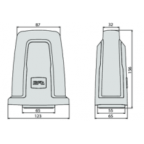 Kit per Cancelli Scorrevoli fino a 600Kg. 220V FBT DEIMOS K 600