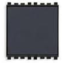 Pulsante Vimar Eikon targhetta 1P NO 10A grigio