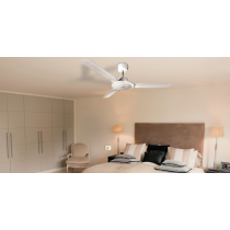 Ventilatore a Soffitto con Pale diametro 1200mm Vortice Nordik Evolution 120 Bianco