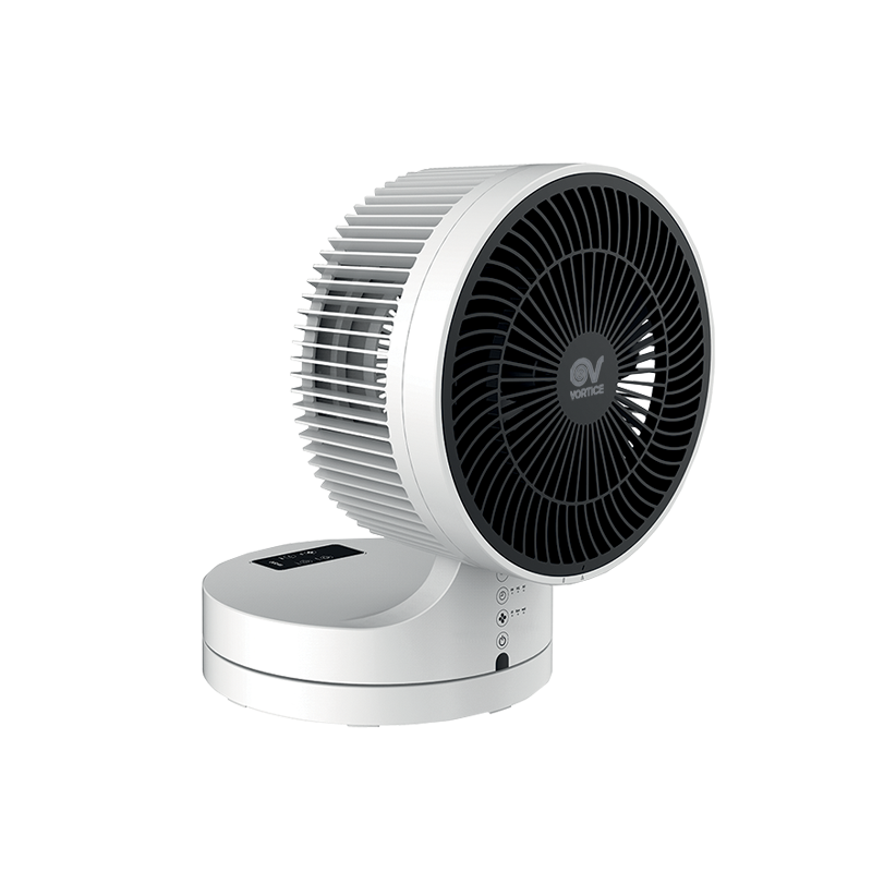 Ventilatore da Tavolo con Telecomando Vortice Nordik Vent Bianco