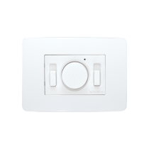 Comando a Incasso Bianco per Ventilatori con Interruttore Luce Vortice SC 503 B