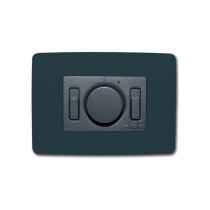 Comando a Incasso Nero per Ventilatori con Interruttore Luce Vortice SC 503 N