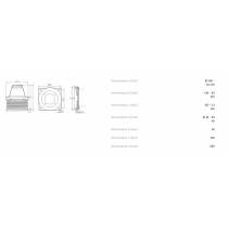 Attivatore di Tiraggio per Caminetti con Griglia Anti Volatili Vortice Tiracamino TC10 M