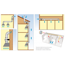 Installazione Aspiratore centrifugo in linea da condotto AXC 100B Elicent 2AX1123