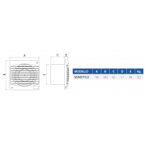Aspiratore Elicoidale Ministyle da Parete e da Soffitto Elicent 2MI4001