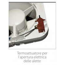 Aspiratore Elicoidale Eco Line 120A con Griglia Automatica Elicent 2MU6202