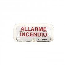 Targa Ottico/Acustica per Allarme Antincendio Comelit 48CLU003
