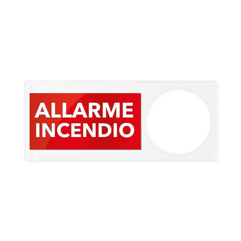 Pannello Indicatore in Plexiglass Allarme Antincendio Comelit 48PIN000