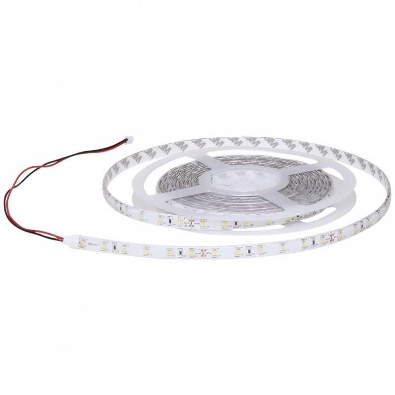 Striscia 300 Led Adesiva 5 Metri 50x50 24V Tonalita' Bianco Caldo 72w Ip65