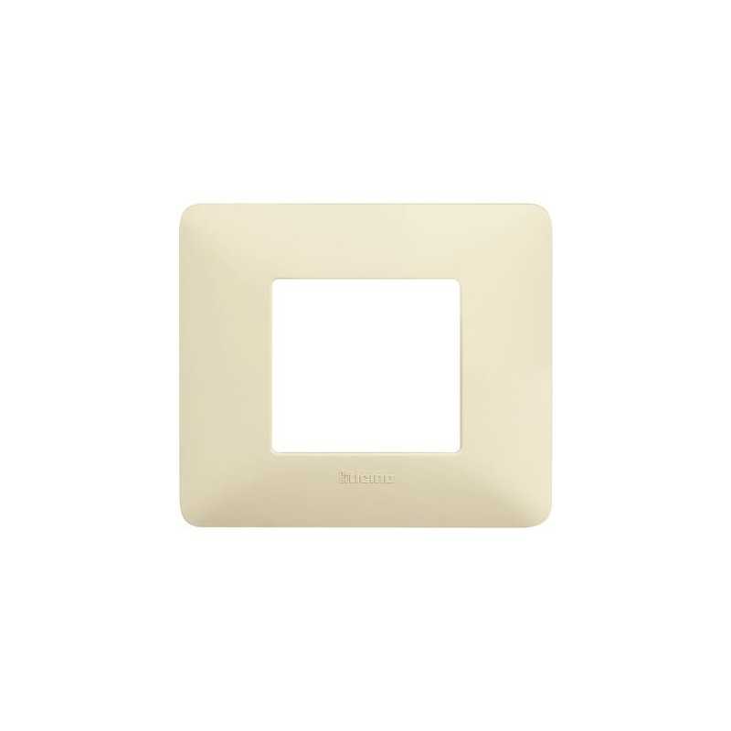 Placca Bticino Matix 2 posti Avorio AM4802BAV