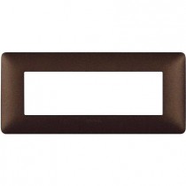 Placca Bticino Matix Marrone 6 moduli Caffe' AM4806TGG
