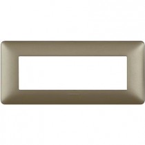 Placca Bticino Matix 6 moduli Titanium AM4806MTA