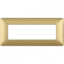 Placca Bticino Matix 6 moduli Gold AM4806MGL