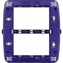 Supporto 3+3 moduli per placche tonde, quadre e Living International LN4726