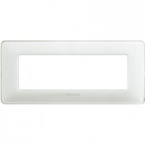 Placca Bticino Matix 6 moduli Ghiaccio AM4806CBN