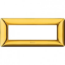 Placca Bticino Matix 6 moduli Oro lucido AM4806GOR