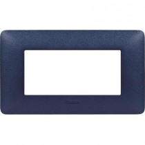 Placca Bticino Matix 4 moduli Blu Mercurio AM4804TBM