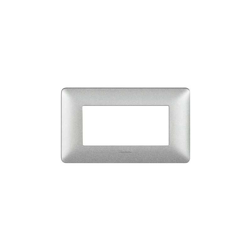 Placca Bticino Matix 4 Moduli Bianco Calce AM4804TBC