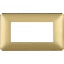Placca Bticino Matix 4 Moduli Gold AM4804MGL