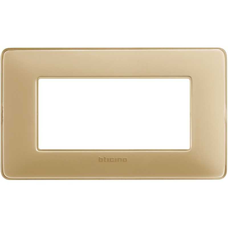 Placca Bticino Matix 4 moduli Avorio Reflex AM4804CAV