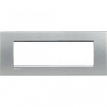 Placca 7 posti quadra tech LivingLight Bticino LNA4807TE
