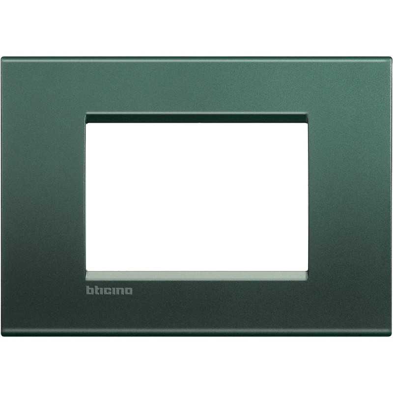 Placca 3 posti quadra park LivingLight Bticino LNA4803PK