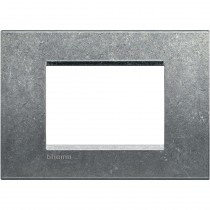 Placca 3 posti quadra native LivingLight Bticino LNA4803NA