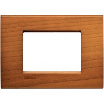 Placca 3 posti quadra ciliegio americano LivingLight Bticino LNA4803LCA