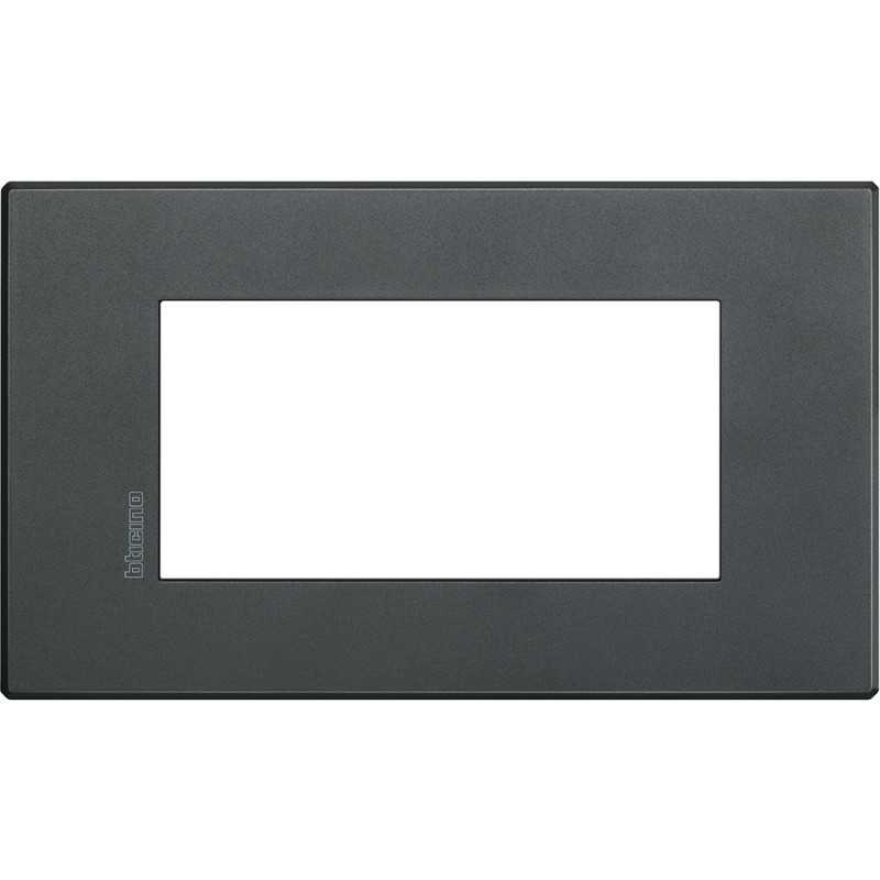 Placca Bticino Axolute Air Eclipse Antracite 4 Moduli HW4804XN