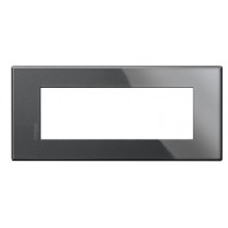 Placca 6 posti Bticino Axolute Air Antracite HW4806HS