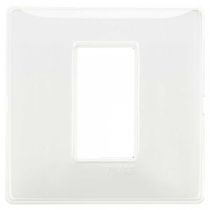 Placca Vimar Plana 1 modulo Reflex Neve in tecnopolimero 14641.41