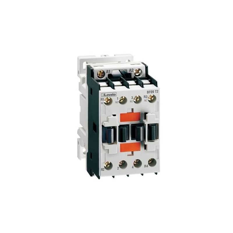 Contattore quadripolare corrente di impiego 45A  230VAC  2NA E 2NC Lovato BF26T2A230