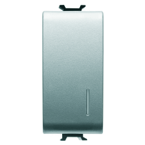 Interruttore Unipolare Illuminabile Titanio GW14002